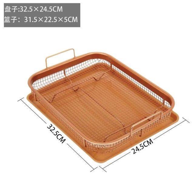 Crisper Tray / Wadah Peniris Minyak Gorengan Putih Set Tbk