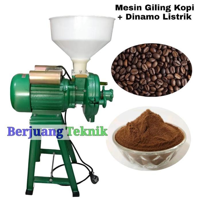 MESIN GRINDER KOPI ELEKTRIK DINAMO MESIN GILING KOPI LISTRIK
