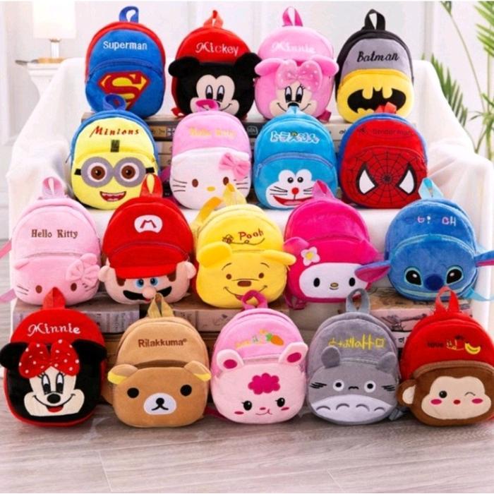 TERLARIS Tas ransel anak / Tas anak kecil / Tas sekolah / Tas karakter / Tas anak lucu Karakter