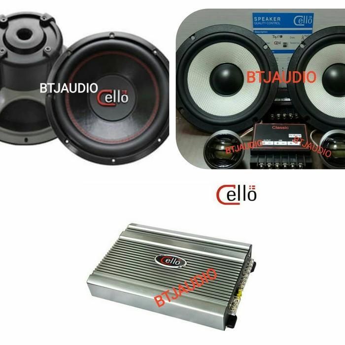 PAKET AUDIO MOBIL SQ 1 BRAND by CELLO (DENMARK TECHNOLOGY)