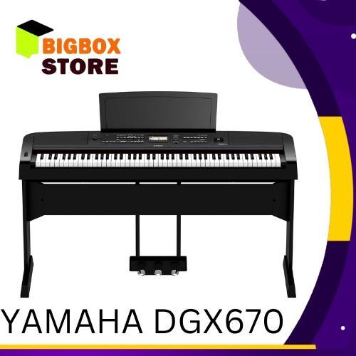 Yamaha Portable Grand Piano DGX-670 / DGX670 / DGX 670 plus 3 pedal Yamaha