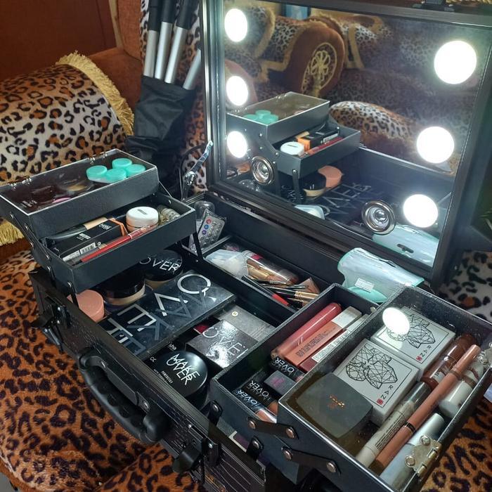 Premium Beautycase Salon Makeup #Kosmetik Pengantin Mua Alat Makeup Kulit Original