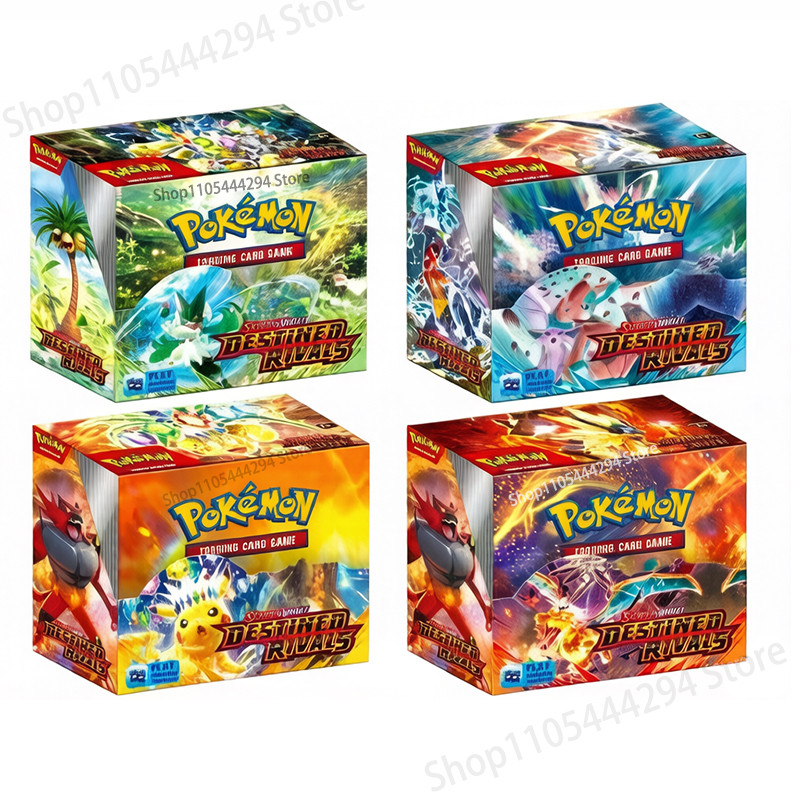 Scarlet Violet Destined Rivals 288Pcs English Version Pokemon TCG Classics Booster Box Pokemon Trade