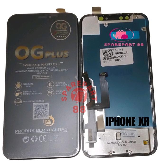 LCD IPHONE XR / LCD TOUCHSCREEN IPHONE XR ORIGINAL OG PLUS *