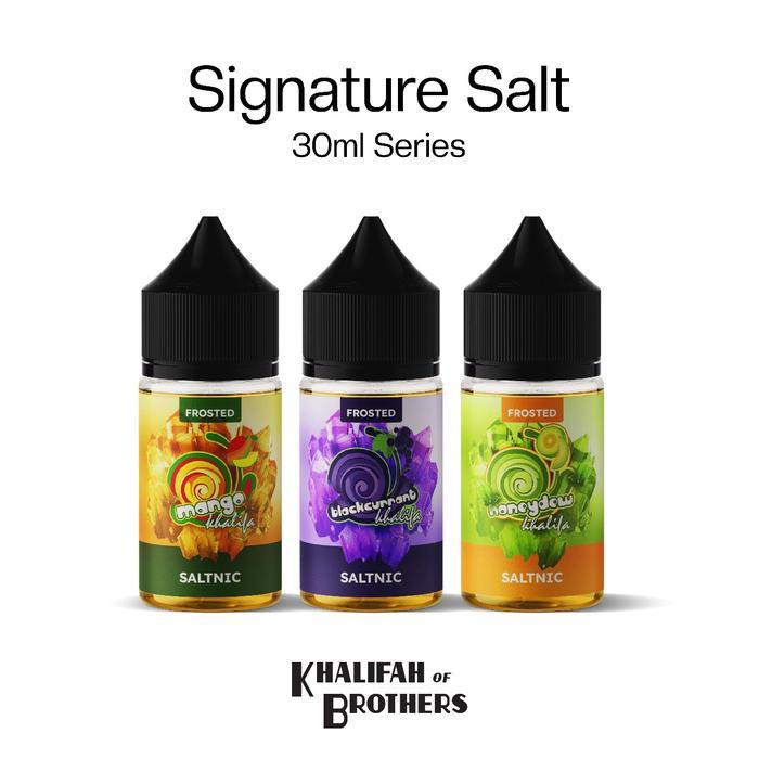 BV KHALIFA SIGNATURE SALT 30ML 24MG MANGO BLACKCURRANT HONEYDEW