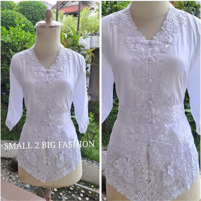 Kebaya Modern / Kebaya Akad Putih / Kebaya Encim / Kebaya Bali Murah
