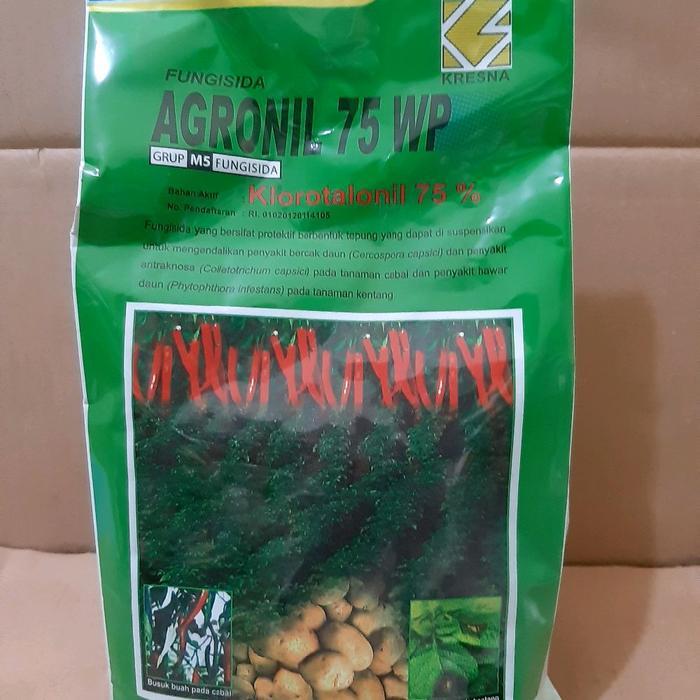 mataharitaman99 Agronil 75 WP Fungisida Protektif Pengendali Penyakit Tanaman (500 gr / 1 kg)