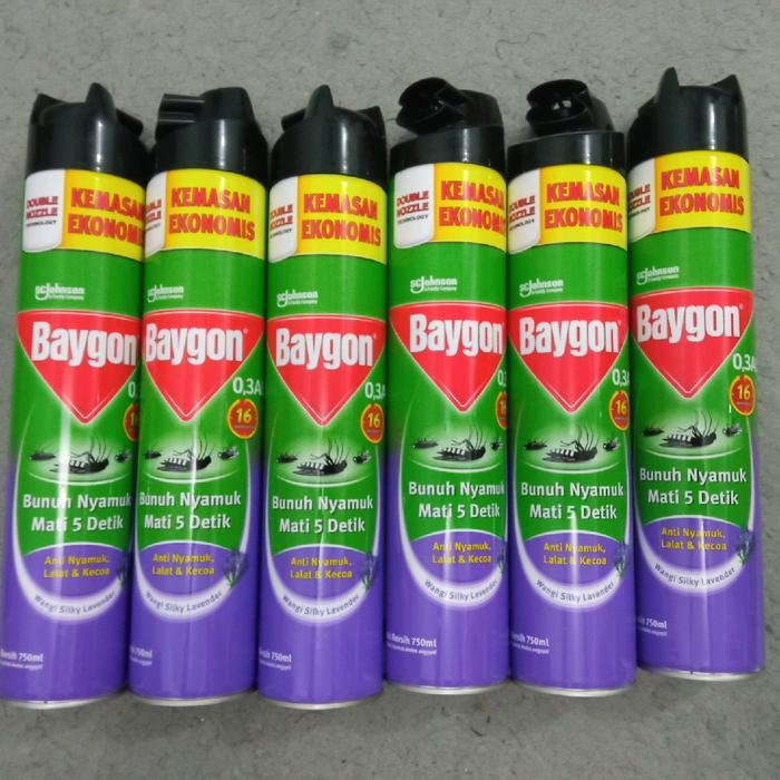 ` Baygon Semprot Sliky Lavender 750 ml
