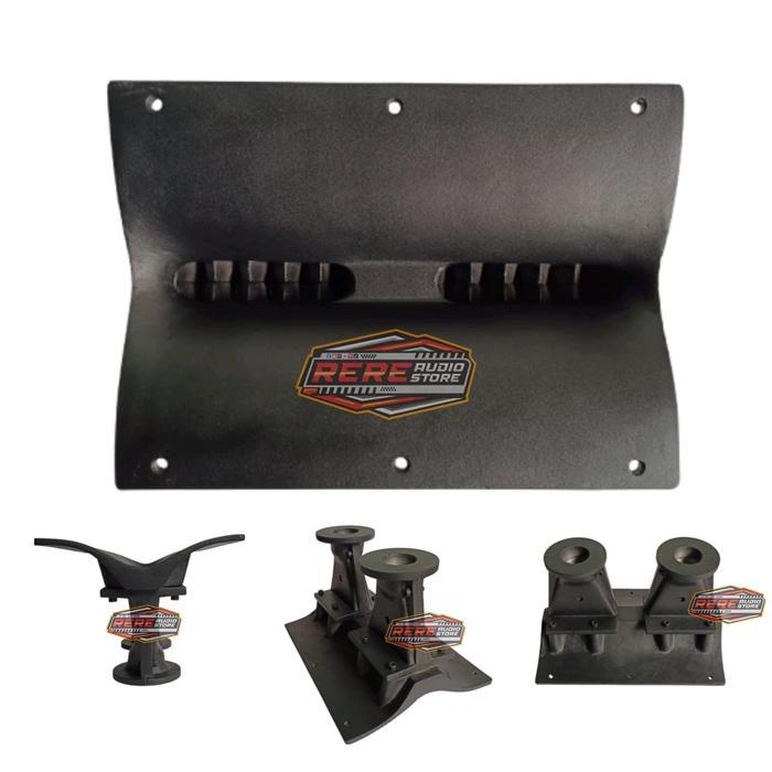 Horn Tweeter Model TARRA Ukuran 19x27 cm / Corong Twiter TARA Double Multi Drat Baut Bahan Cor Diral