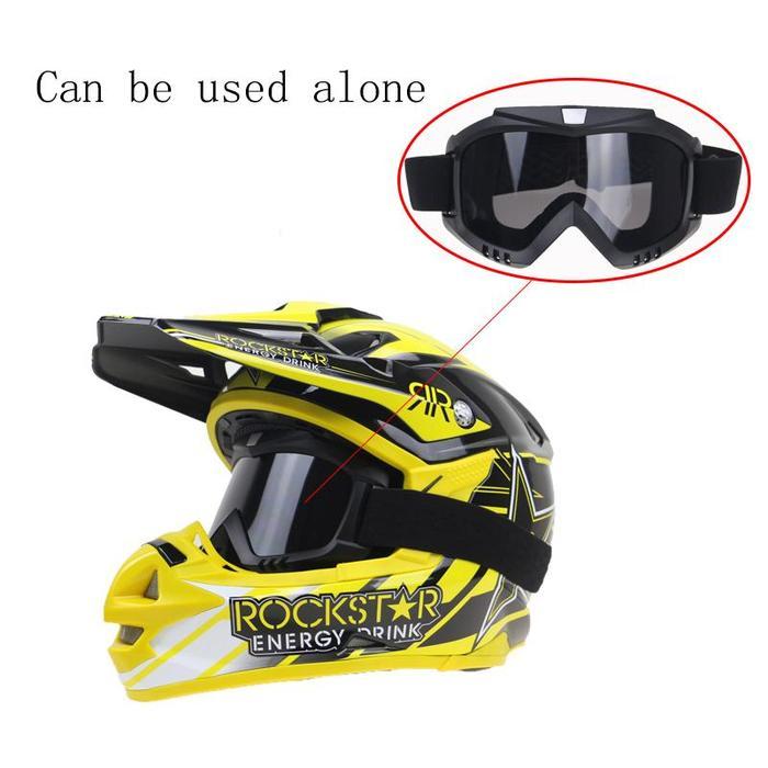 BOLLFOO GOOGLE MASK MASKER HELM MOTOR GOLD