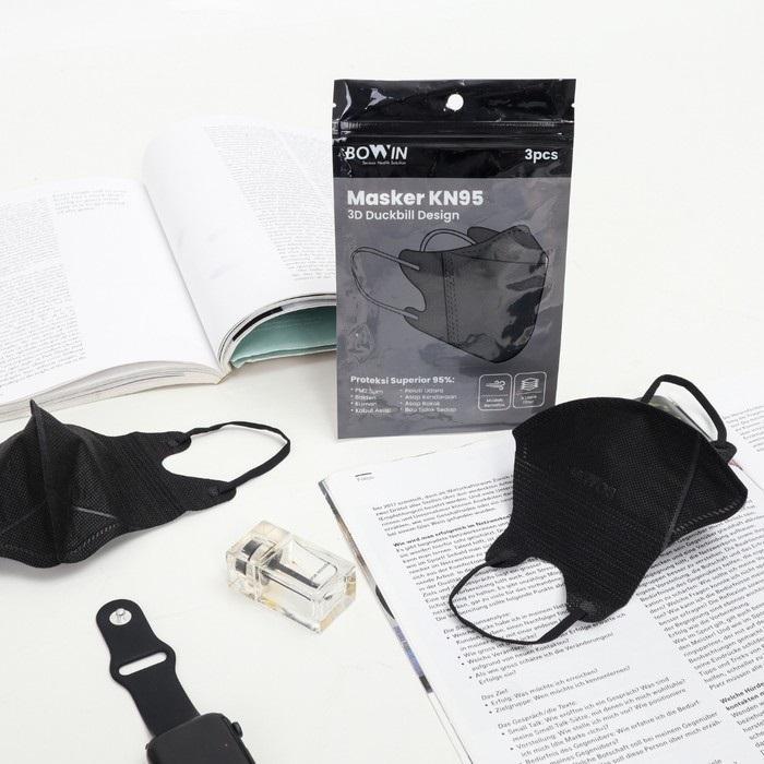 Bowin Masker KN95 - Duckbill 3D (Filter 95% BFE PFE) Masker Medis