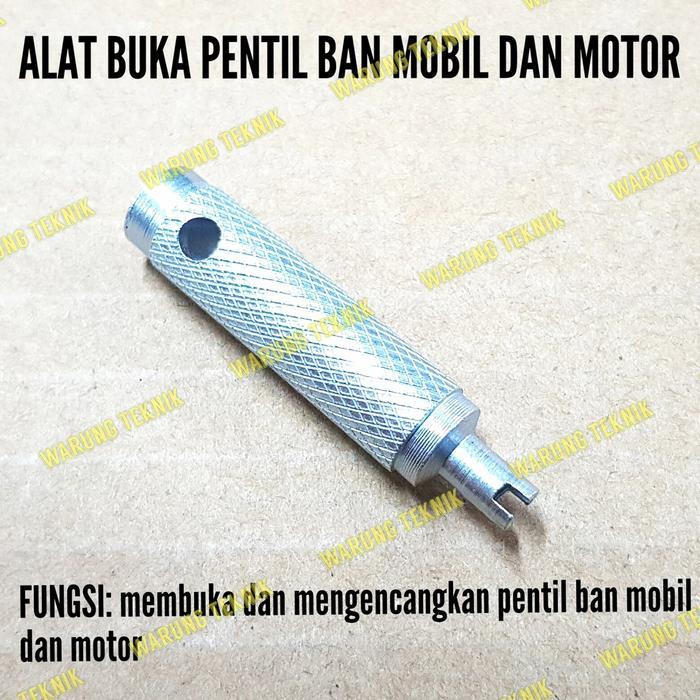 KUNCI ALAT PEMBUKA PENTIL BAN MOTOR MOBIL TRUK