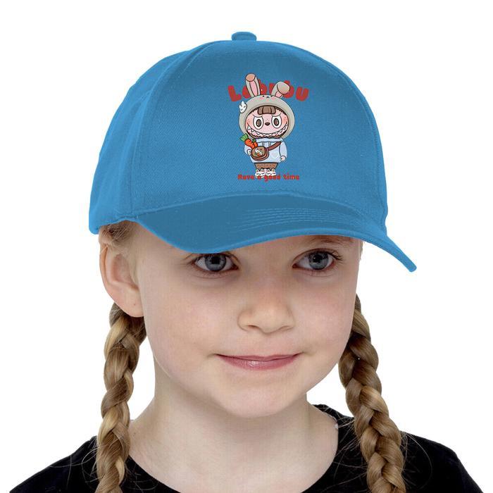 Topi Anak Labubu Boneka Lisa Blackpink Atasan Anak Laki-Laki Perempuan LBB-06