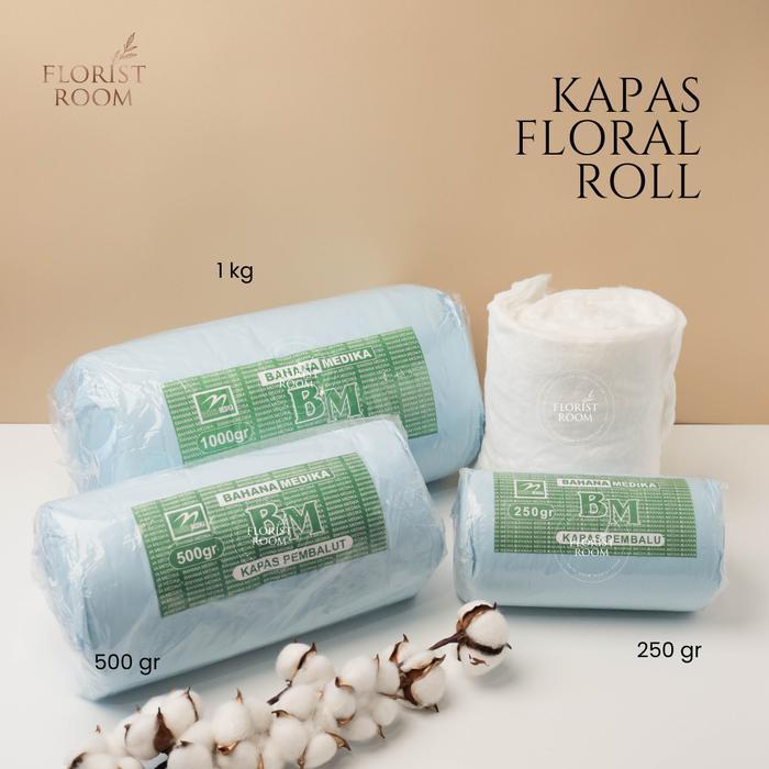 Kapas Floral Roll - Kapas Bunga