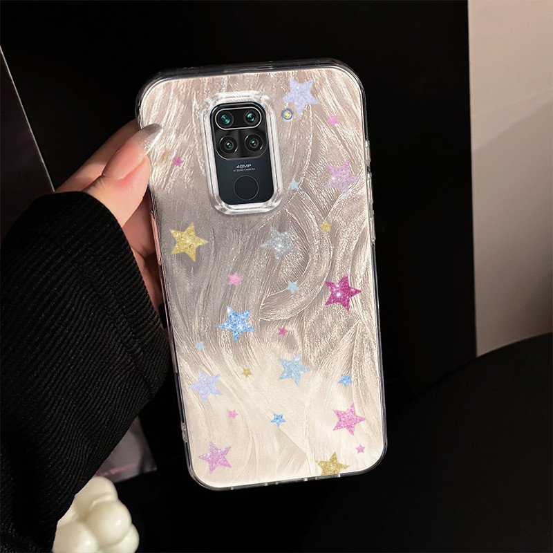 Casing Hp Xiaomi Redmi Note 9 Case Casing HP Softcase ponsel silikon tahan jatuh transparan camlet K