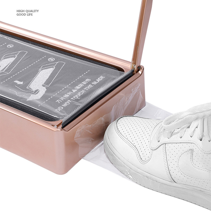Home Office Disposable Automatic Shoe Cover Machine - Pedal Shoe Film Dispenser Hands-Free Foot
