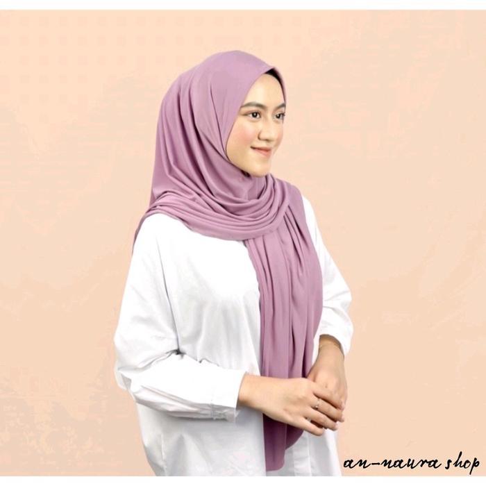 Jilbab Segitiga Instan Jersey - Hijab Instan Segitiga - Kerudung Segitiga - Segitiga Instan