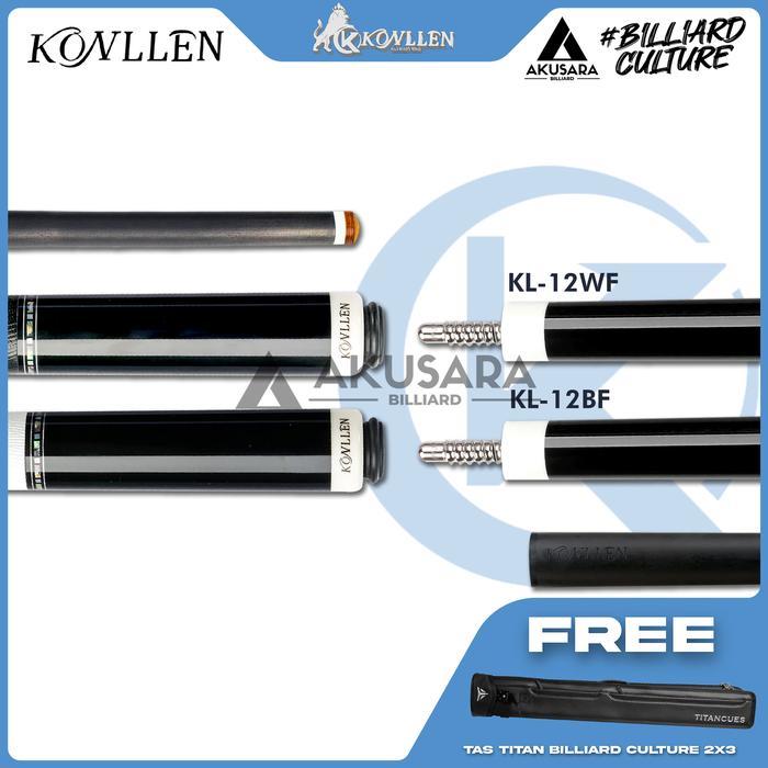 Stik Billiard Konllen Kl-12F Stik 12.5Mm Carbon Fiber Cue