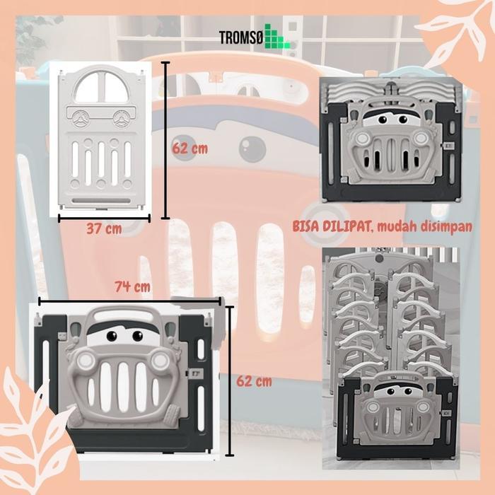 Tromso Pagar Bayi/ Keamanan Anak/ Children Baby Safety Fence Foldable Terlaris
