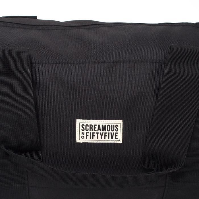 Best Seller Screamous Tas Fitness Gym Travel Duffle Bag Soile Black Original