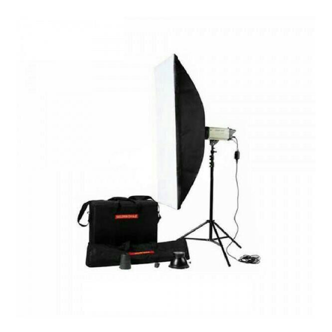 Paket Lampu Studio Golden Eagle L-300A 1 Aksesoris Kamera