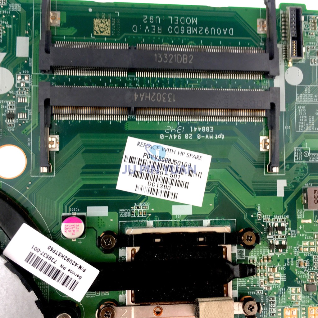 . 734829-501 Da0U92Mb6D0 For Hp Pavilion 15-N Laptop Motherboard -