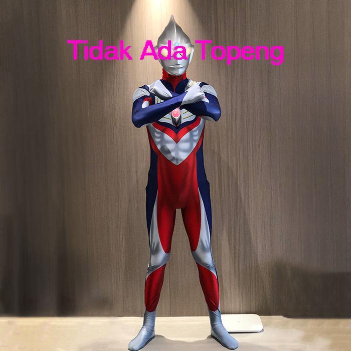 BIGSALE Kostum Anak-anak Dewasa Kostum Pakaian Ultraman Diga Kostum Dewasa Anak-anak Kostum Cosplay