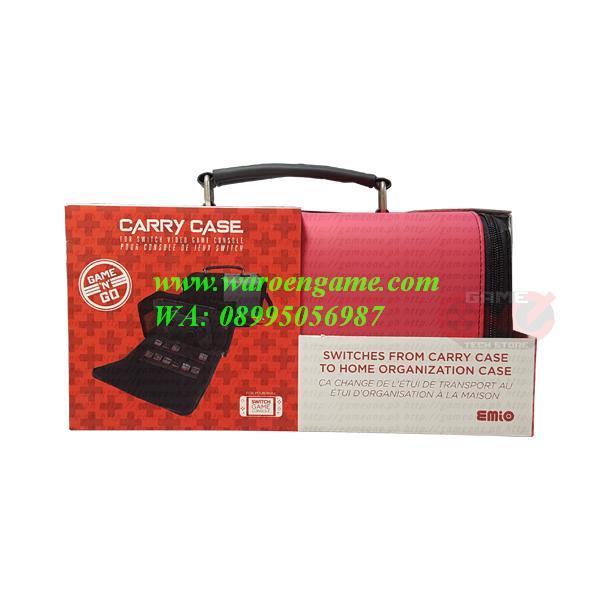 Emio Carry Case For Nintendo Switch (Red / Black)