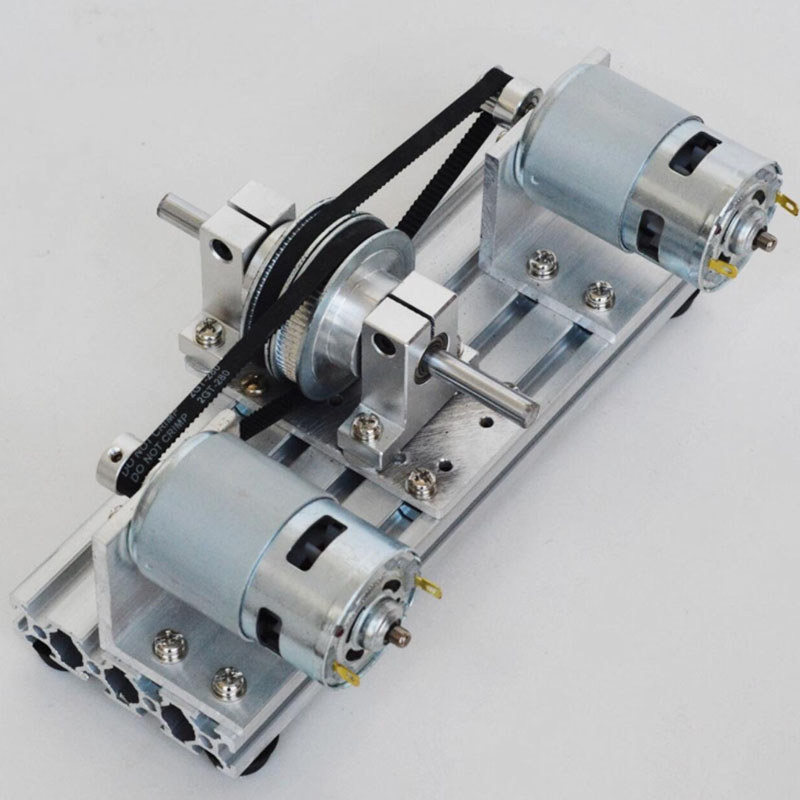895 DC MOTOR - DUAL SPINDLE MOTOR DRIVE KIT, HIGH TORQUE, TIMING PULLEY, 60 TOOTH SYNCHRONOUS WHEEL