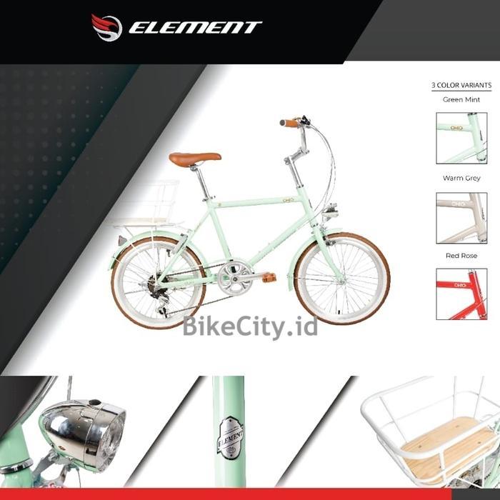 SEPEDA ELEMENT URBAN CITY CITY BIKE OHIO - Green Mint