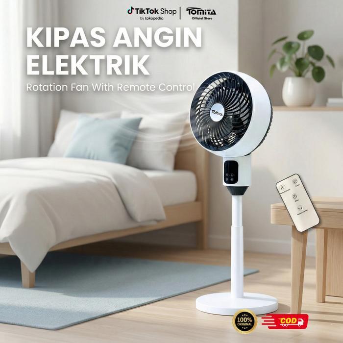 "New" KIPAS REMOT TERBARU KIPAS BERDIRI / KIPAS ANGIN REMOT / UK 9 INCH