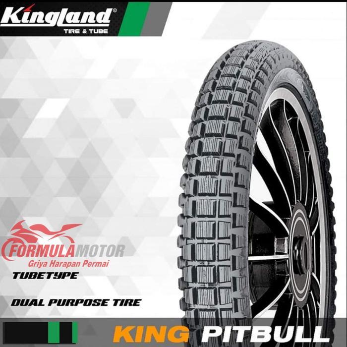 Kingland King Pitbull Ring 17 Tubetype All Size (Trail) Ban Motor Bebek NON TUBLES Dual Purpose