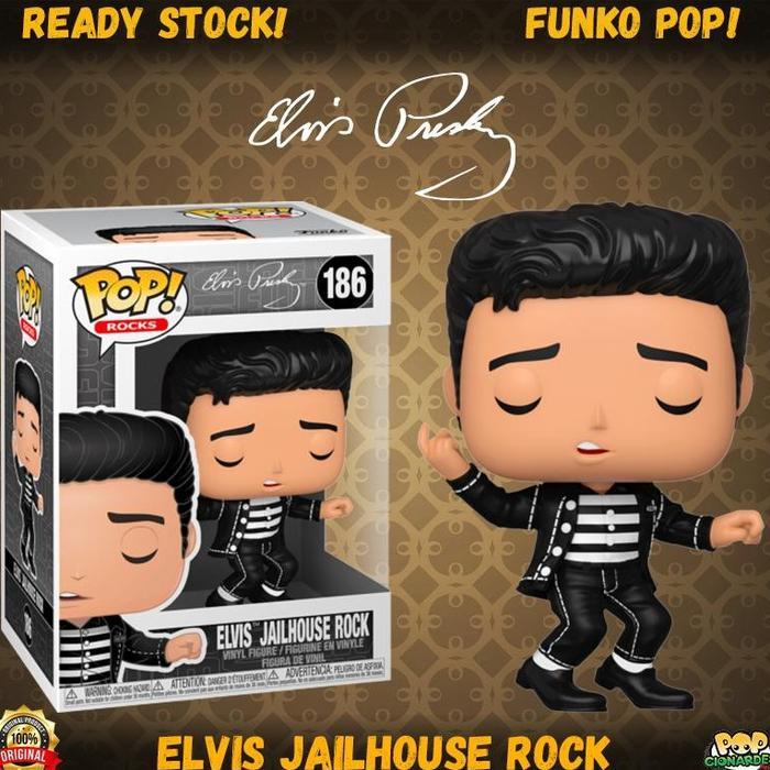 Funko POP Rocks - Elvis Presley - Elvis Presley Jailhouse Rock #186