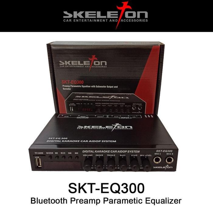 Bluetooth Usb Parametric Equalizer Preamp Karaoke Mobil Skeleton Skt-Eq300