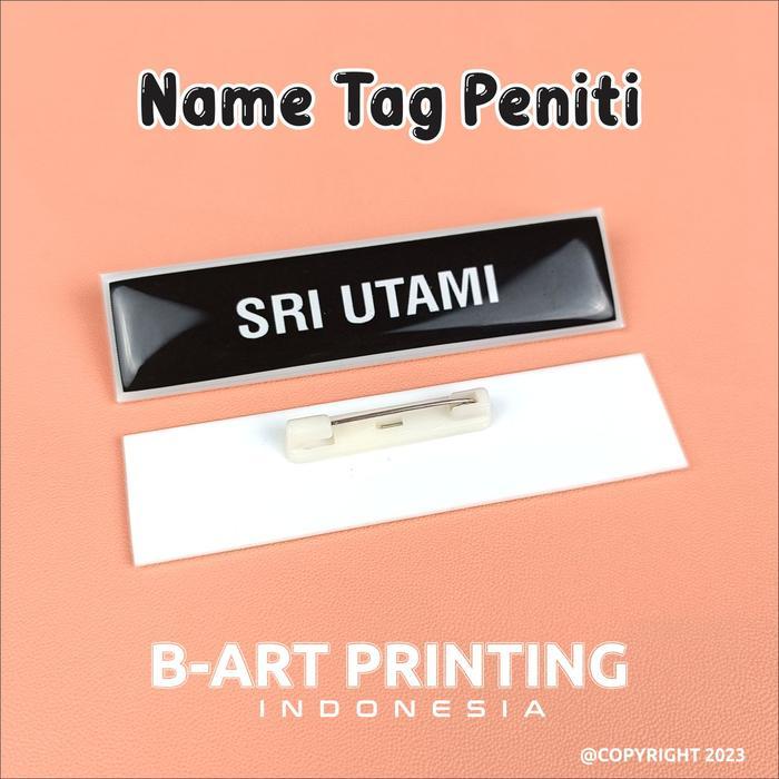 "New" Nama Dada Magnet Name Tag Magnet Papan Nama Magnet Akrilik Name tag/nama dada/Nametag/papan
