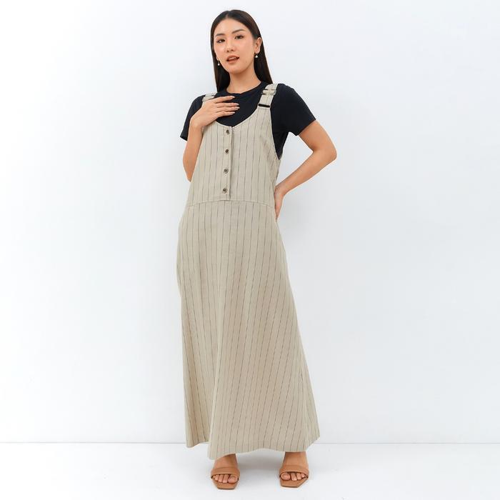C2 Trebic Khaki Overall Wanita