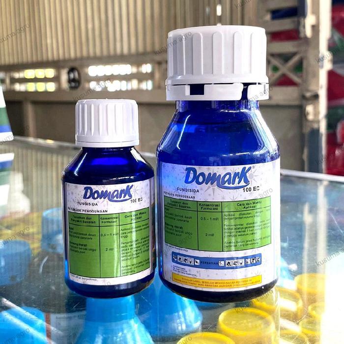 lumercok99 Domark 100EC Fungisida Kontak Sistemik - 100ML & 250ML - untuk Bercak Daun & Ungu -
