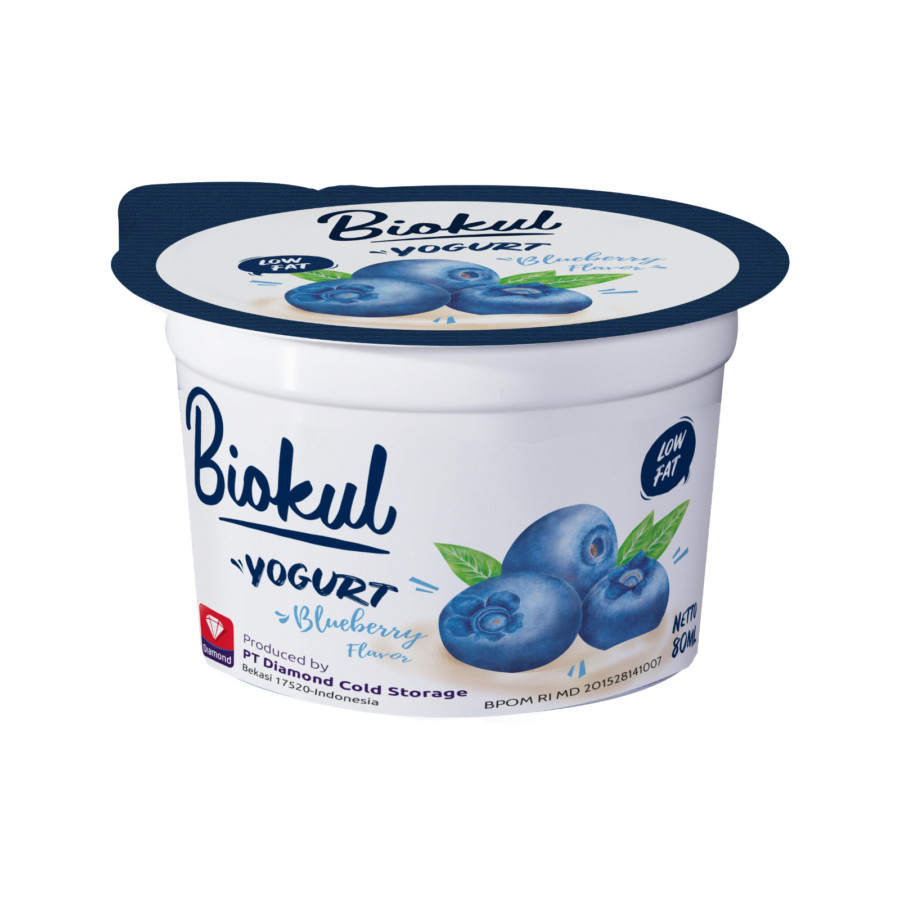 biokul yogurt blueberry 80 ml