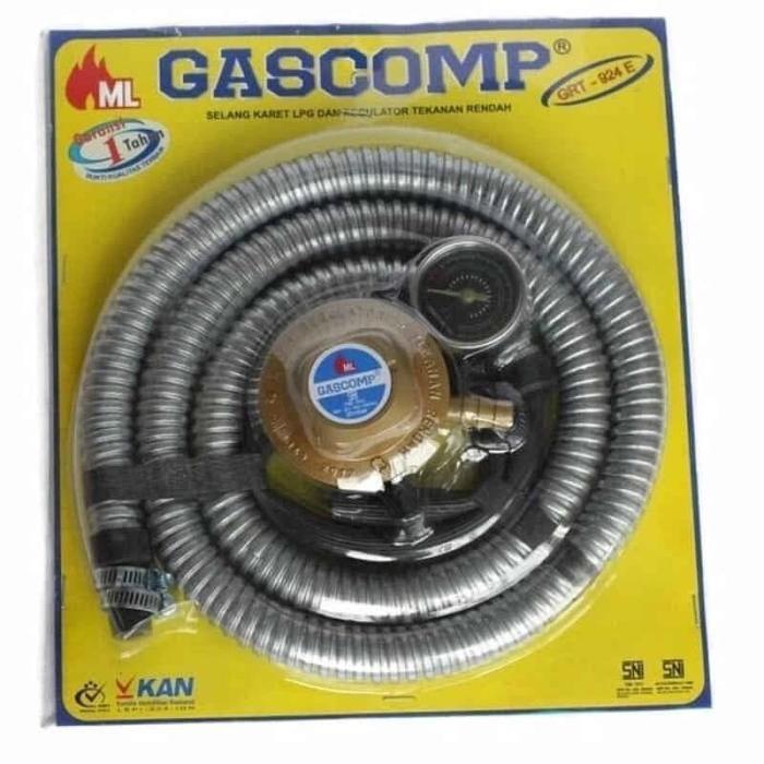SELANG PAKET REGULATOR KOMPOR GAS 1.8M MURAH ANTI LEDAK