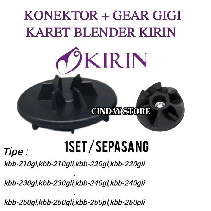 1Set Gigi Gear + Konektor Mesin Untuk Blender Merek KIRIN