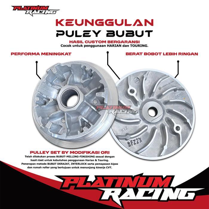 Pulley Bubut Vario 160 Pcx 160 Cc Honda Vario 160 Vario 160 Bubut Rumah Roller Bubut Pulley Derajat