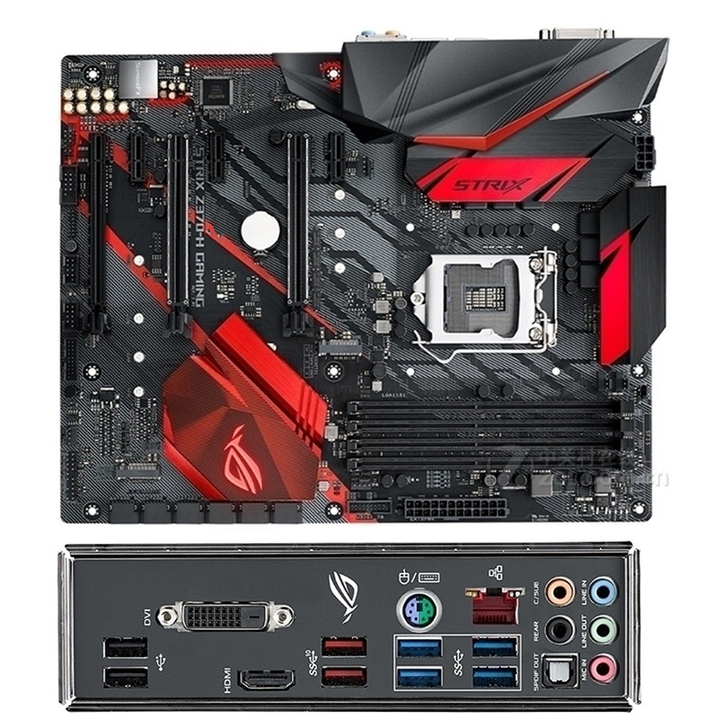. Intel Z370 Rog Strix Z370-H Gaming Z370H Motherboard Used Original -