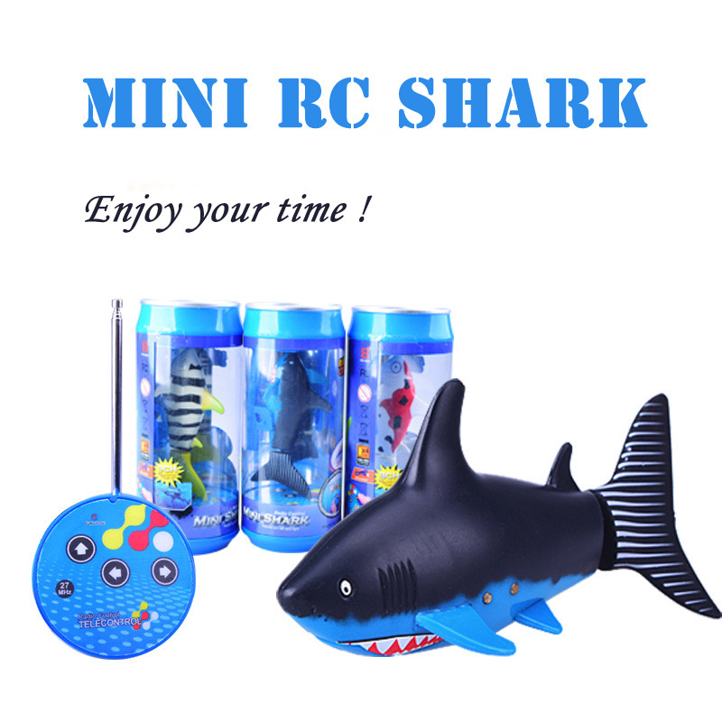 . Create Toys 3310B 3Ch 4 Way Rc Shark Fish Boat 27/40Mhz Mini Radio -