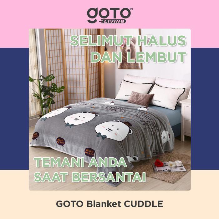 Goto [COD] Cuddle Blanket Selimut Dewasa Bulu Tebal Halus Lembut Karakter