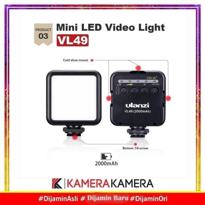 Ulanzi Video Kit Combo 4 Paket Vlog Buat Vlogging Mic Led Rig Cage