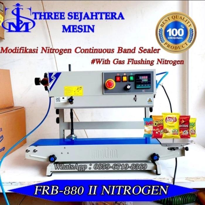 MODIFIKASI NITROGEN GAS FLUSHING CONTINUOUS SEALER FRB-880 VERTIKAL HORIZONTAL 2 FUNGSI