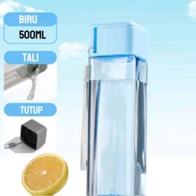 ID BOTOL MINUM PLASTIK KOTAK POLOS