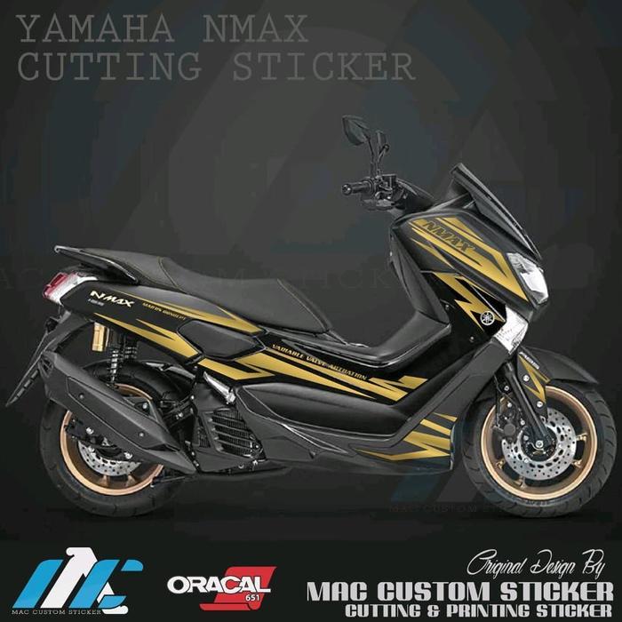 GOLD 3 - CUTTING STICKER - NMAX - Striping Variasi Cutting Stiker Nmax