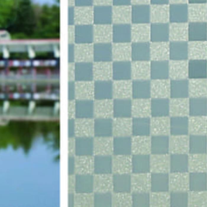 stiker kaca Gliter Motif Catur lebar 120