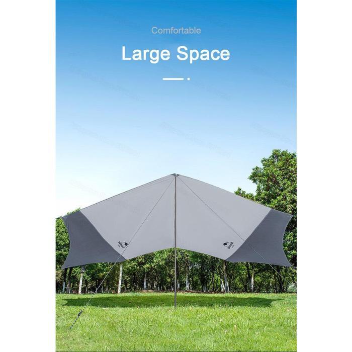 FLYSHEET HEXAGON NATUREHIKE NH16T013-S TENDA SHELTER CAMPING OUTDOOR
